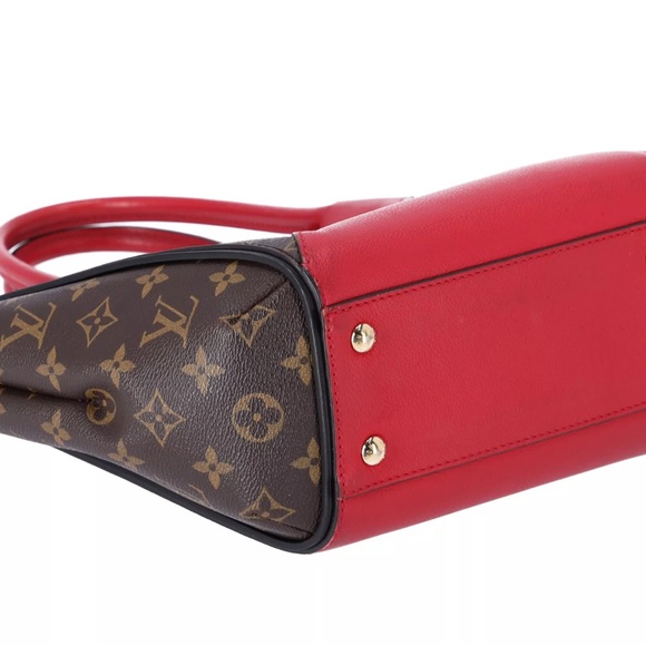 Louis Vuitton Monogram Kimono MM Brown Red Tote Bag Canvas Shoulder Bag M40459 - Picture 14 of 14